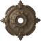 Ekena Millwork Benson Classic Medallion (Canopies up to 6 1/2"), 28 3/8"OD x 3 3/4"ID x 1 5/8"P, Warm Silver CM28BEWSS - alternate 1